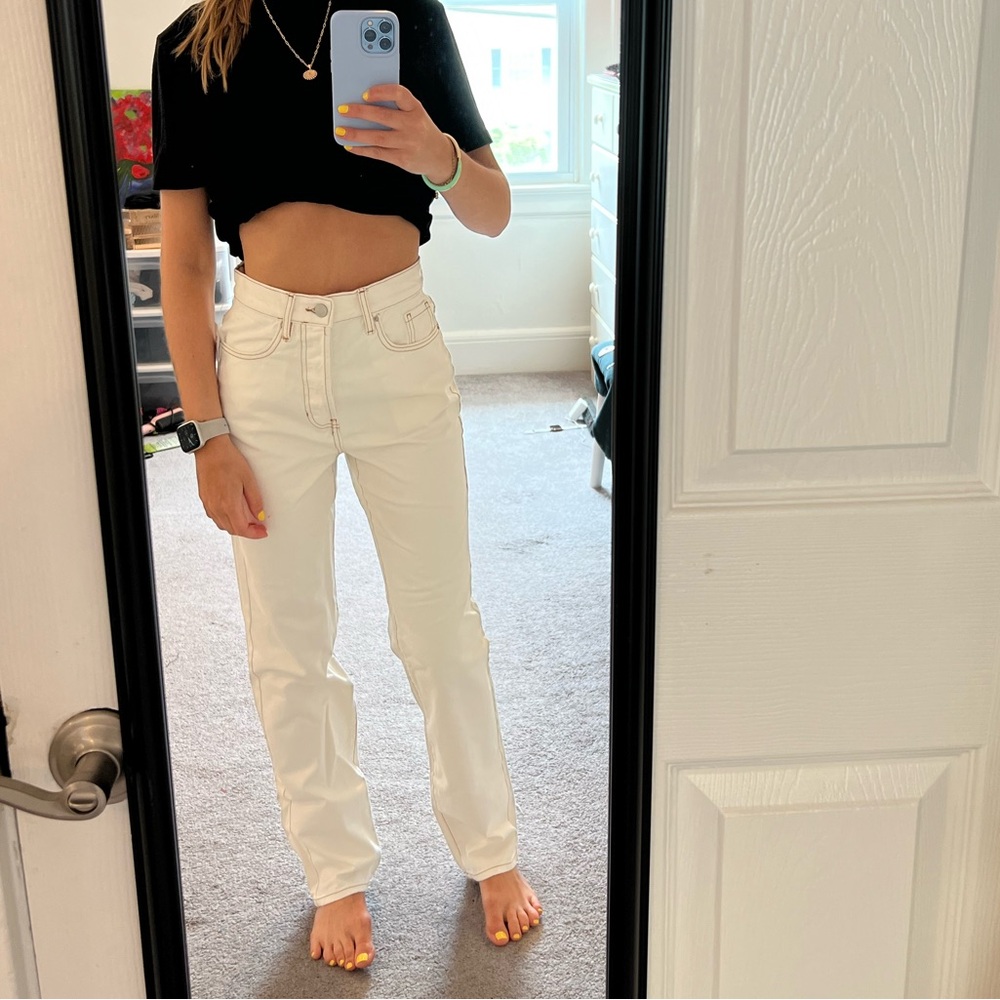PacSun Eco Off White Dad Jeans